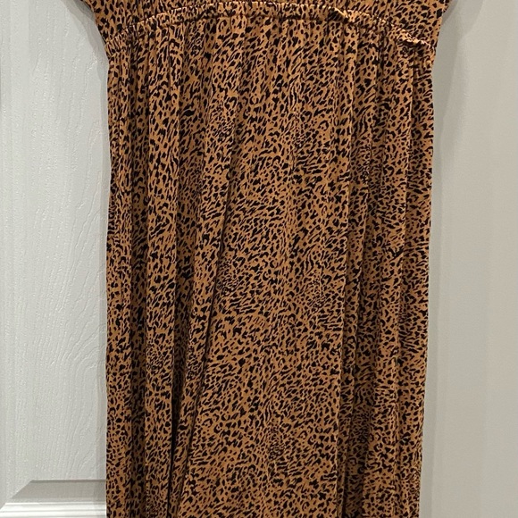 Gorgeous leopard maxi dress size L - Picture 3 of 4